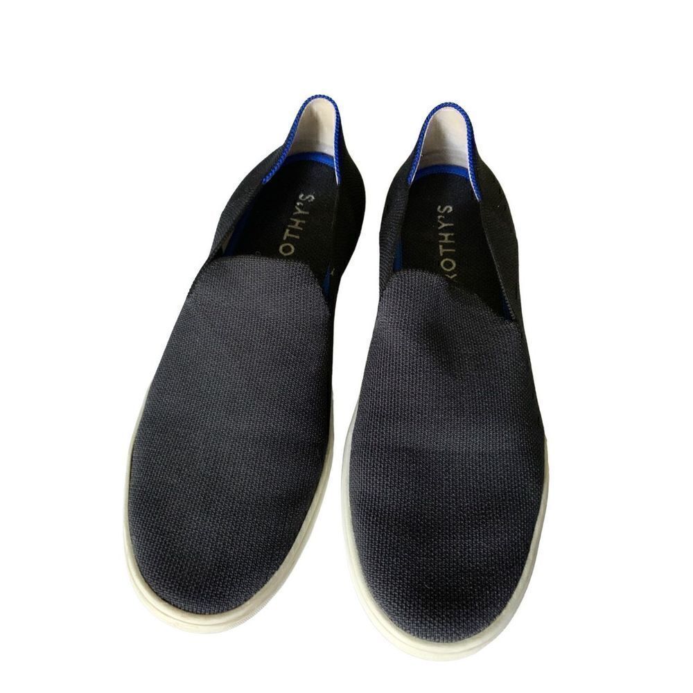 Rothy's The Original Slip On Sneaker shoes black women's size 10